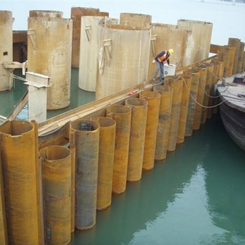 宣城钢护筒现场安装